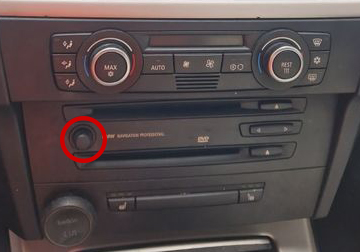 Botão Volume P/ Rádio BMW SÉRIE 1 3 E82 E88 E90 E91 E92 2004-2012 Modelo E - Image 2