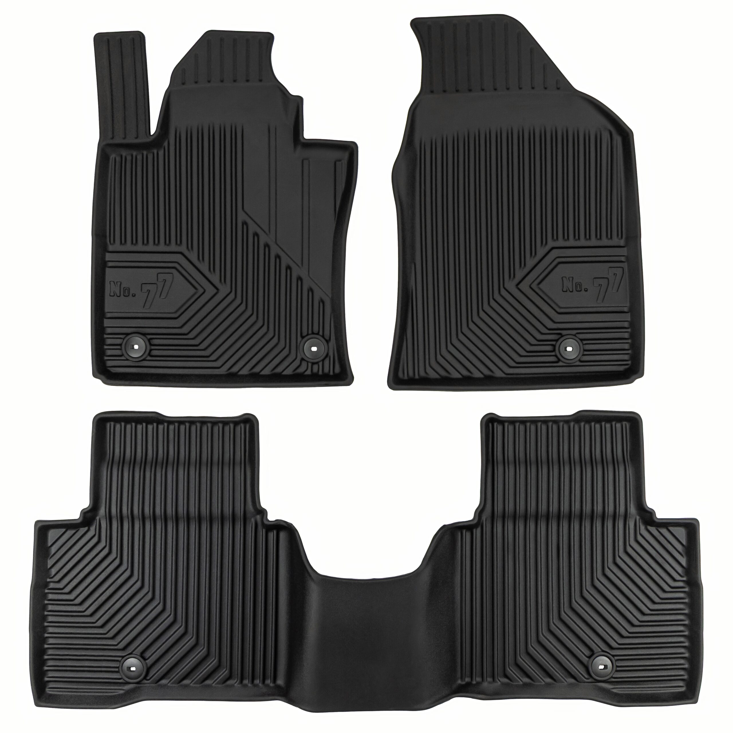 PACK 3 TAPETES BORRACHA NO.77 KGM ACTYON SUV 2024 ->