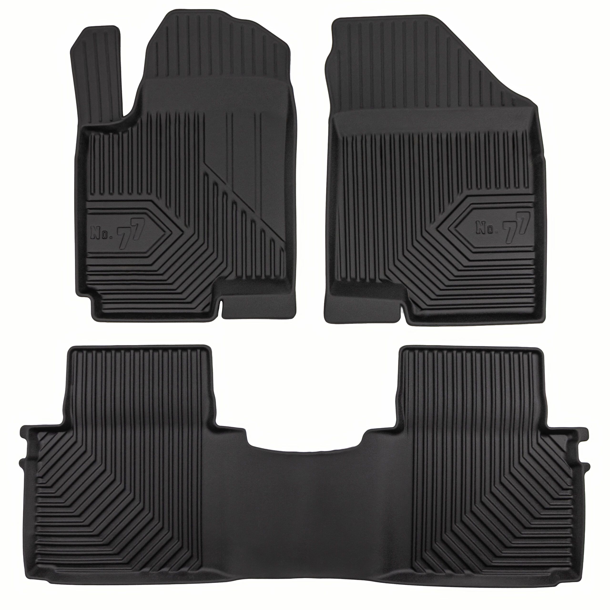 PACK 3 TAPETES BORRACHA NO.77 DFSK FENGON 6 SUV 2024 ->