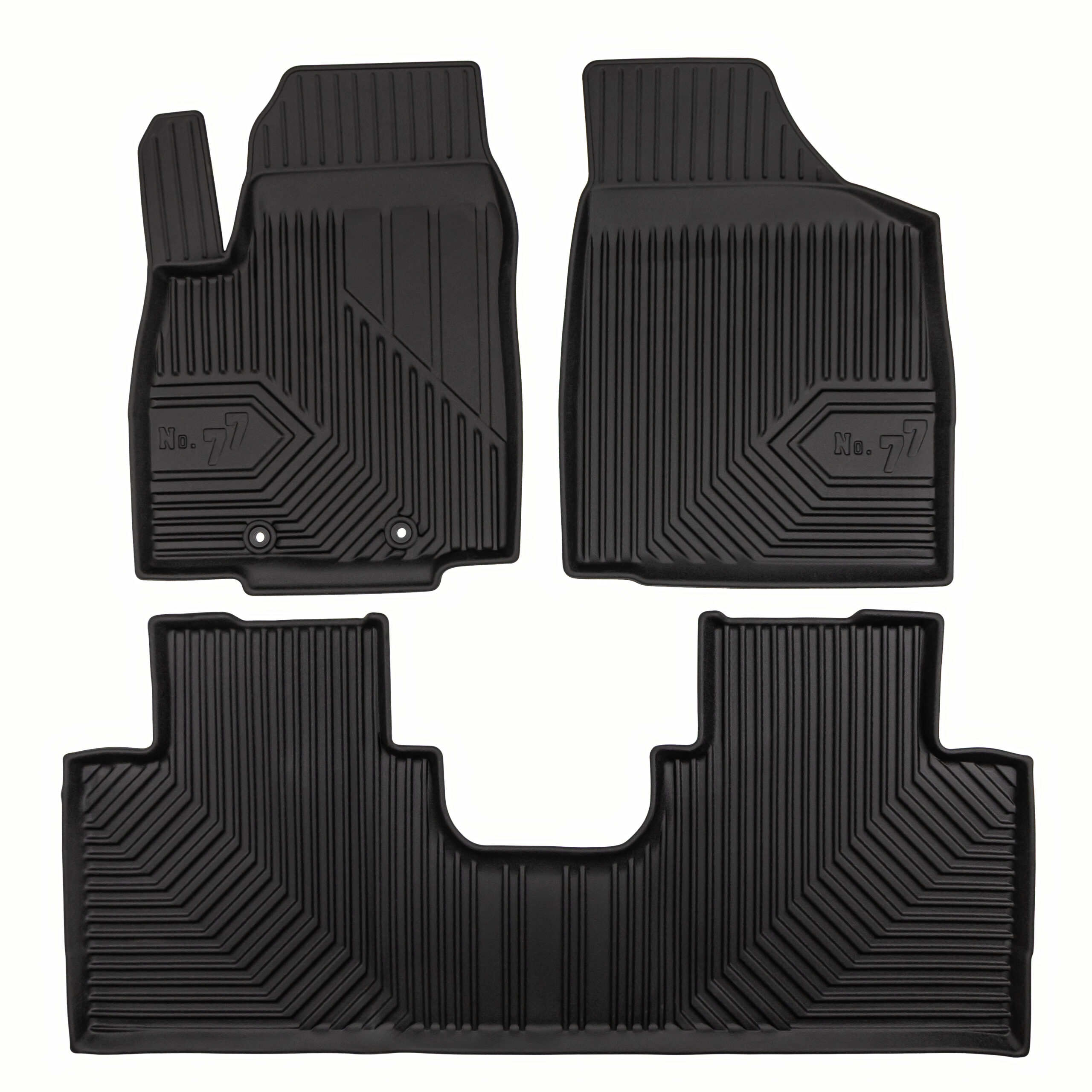 PACK 3 TAPETES BORRACHA NO.77 FORTHING T-FIVE SUV 2024 ->